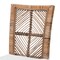 Baxton Studio Laluna Modern Bohemian Greywashed Natural Rattan and Mahogany Dining Chair with Cushion 214-12802-ZORO - alternate 9